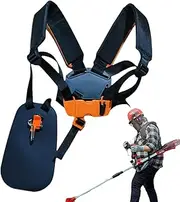 Trimmer Shoulder Strap Universals Adjustable, Comfort Double Shoulder Strap for Trimmers Brushcutters Strimmer Harness, Trimmer Accessories