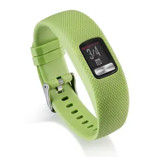 適用於Garmin佳明vivofit4錶帶  vivofit4手環替換腕帶 紋理替換腕帶 素色運動錶帶