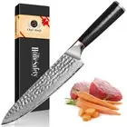 Damascus Chef's Knife VG10 Damascus Steel Sharp Cleaver Meat Vegetable Knife