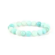 lucky Blue amazonite beads bracelet for women ladies bracelet jewelry gifts