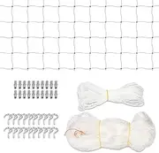 Cat Safety Net - Balcony Protection Mesh, Indoor Outdoor Pet Barrier | Heavy Duty Window Fence, Climbing Prevention Pet Safety Shield, Nylon Protective Transparent Anti Fall Net for Cats