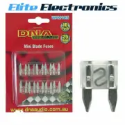 DNA WFM125 25 AMP MINI BLADE FUSE - PACK OF 10