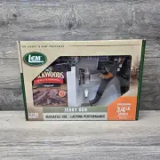 LEM Jerky Gun Kit Bass Pro Shop Round Flat Nozzles Original Seasoning Packet