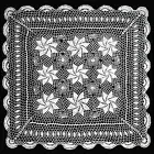 Unotrim Vintage Crochet Lace Doilies Placemat Table Runner 30"x30" Off-White
