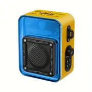 Transformers TWS Portable Wireless Speaker Bluetooth V5.4 1800mAh Rechargeable - Yellow Blue