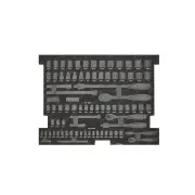 SP Tools 81Pcs EVA Foam Tool Storage Only - Metric/SAE Sockets Offer Protection