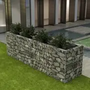 Gabion Planter Steel 360x90x100 cm