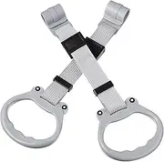 2 Pcs Playpen Pull Up Rings Ergonomic Non Slip Bed Stand Up Handles Adjustable Safety Accessories for Walking Exercises Soft for Comfort and Security