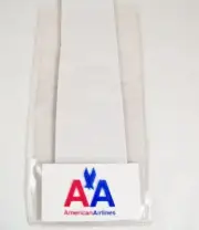 NEW American Airlines Ticket Holder Jacket Passport Clear Plastic ID Wallet Vtg