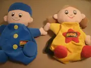 Lot of 2 Brio Soft Backpacks Boy Girl 15" Plush NWOT NEW