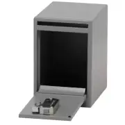 SentrySafe Drop Slot Safe Key Lock Under Counter Anti-Fish Hoppers 0.39 cu. ft.