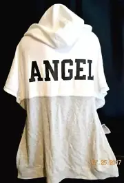 Victorias Secret Supermodel Angel PULLOVER CAPE Hoodie SUPER SOFT NWT L