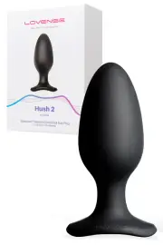 Lovense Hush 2 App Controlled 5.9" Large Vibrating Butt Plug