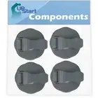 4 Pack Replacement Flip Top To-Go Lid for NutriBullet Pro-900 Blender Cups