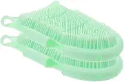DRESSOOS Thorough Cleansing Massage Gloves Double-sided Brush Shower Brush for Back Soft and Comfortable Bath Gloves Exfoliating Body Scrubber