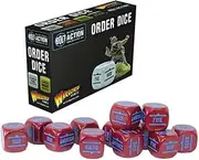 Bolt Action Order Dice - Maroon (12)