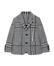 check single-breasted blazer 10Y Gray