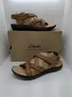 New Clarks Collection Laurieann Rena Tan Combi Brun Compose Sz 11M