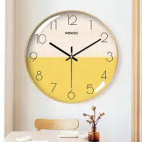 在飛比找蝦皮商城精選優惠-14英寸35cm創意鐘錶客廳簡約掛鐘北歐時鐘掛牆傢用輕奢石英