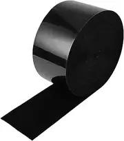 X AUTOHAUX 1 Pc Universal Hook and Loop Tape Adhesive Back Single Sided Adhesive Back Home Office Phone Mount Adhesive Tape Black 82.02ftx4.33"