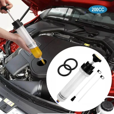 200CC Automotive Fluid Extractor Pump, Premium Manual Extraction & Fill Pump