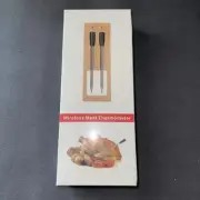 2 Smart Meat Thermometer with Bluetooth 165ft Wireless Range for The Oven Grill