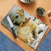 Labrador Retreiver Cute Puppy Glass Cutting Board Hot Plate Trivet