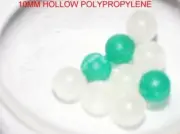 POLYPROPYLENE BALL .375" GREEN HOLLOW 2,000 FLOAT BALLS 15467-37