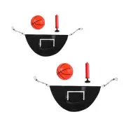 Kids Basketball Hoop Outdoor Trampoline Accessories with Mini Basketball and