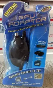 NEW INTEC RFU ADAPTOR Console to TV PS2 PSone Playstation XBox GameCube N64 RARE