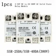 Solid State Relay Module 3-32V DC To 24-380V AC 40A Adapter Assembly Fitting