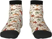 [JBYJBX] Cowboy Ride Horse Print Adult Socks Womens Mens Workout Thermal Cozy All-Season Gift Holiday Articles Use