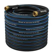 100 ft Garden Hose, Heavy Duty Water Hose, Hybrid Polymer, Kink Resistance,
