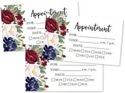 50 Floral Rustic Chalkboard Appointment Reminder Cards, Next Apt. with Medical Doctor, Dental, Salon, Therapy, Dog Grooming, Cleaning Business, Custom Personalized Blank Recall Service Reminder Note