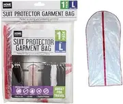 TooToo Clothes Bag Suit Protector Garment Bag Travel Storage Protecting Large Medium (Clothes Bag Large 60cm x 130cm)