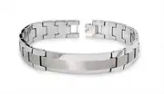 [Tioneer] Men's Link Bracelets | Tungsten | Scratch-Resistant | Variety of Styles | Adjustable | Includes Jewerly Box