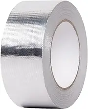 HiwowSport Aluminized Foil Heat Shield Thermal Barrier Adhesive Backed Heat Reflective Tape 2" x 82' Roll Silver