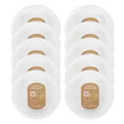 120pc Lemon & Lime Eco/Biodegradable/Compostable Disposable 18cm Side Plate Whit