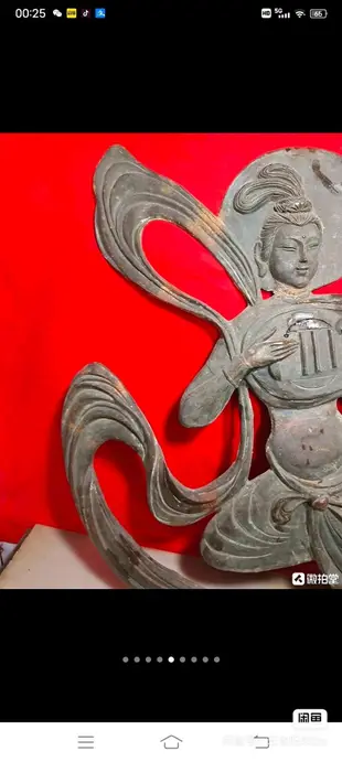 飛天仙女銅雕塑