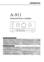 Onkyo A-911 Amplifier Owners Manual