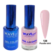 Wave WR128 Poodle skirt - Royal Collection Gel Polish & Nail Lacquer Duo 15ml