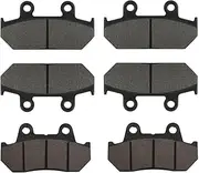 Motorbike Brake Pads Motorcycle Semi Metallic Front And Rear Brake Pads For GL1500 Goldwing 1500 SE 1990-2000 VFR700 Interceptor F/F2/FG/FH 1986-1987 Motorbike Disc Brake Pad (Color : Front and Rear