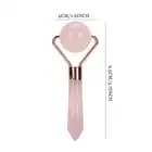 Rose Quartz Face Roller Massager Skin Tightening Lifting AntiWrinkle Facial SPG