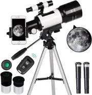 Professional Astronomical Telescope with High Tripod For HD Viewing Adults Kids
