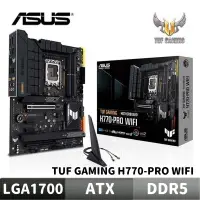 在飛比找蝦皮商城優惠-ASUS 華碩 TUF GAMING H770-PRO WI