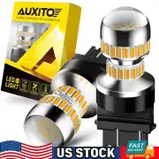 AUXITO Amber Yellow 3157 3156 LED Turn Signal Parking Light Blinker Corner DRL (for: Renault)