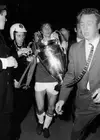 Johan Cruyff of Ajax Panathinaikos shirt with 1971 European Cupat - Old Photo