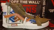 Vans Sk8-Hi Reissue Ca Mixed Textile Men's 7/Women's+ 8.5 Military Olive