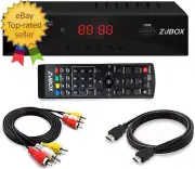 Digital TV Converter Box ATSC Cabal Box for Analog HDTV Live1080P TV Recording