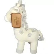 Kellytoy K Luxe Baby Giraffe Plush RATTLE Stuffed Animal Toy Yellow Neutral Gift